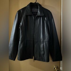 Leather Limited Women’s Black Leather Jacket With Liner